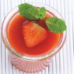 recette soupe de fraises à l'orange