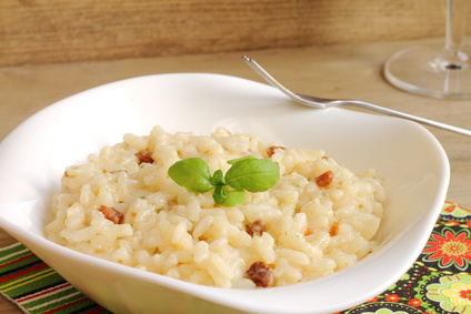 recette de risotto aux deux jambons