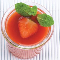 recette soupe de fraises à l'orange