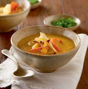recette de soupe de légumes d'hiver
