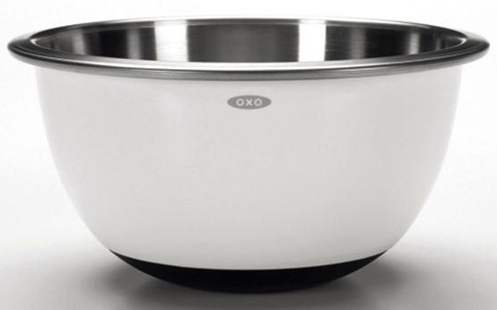 Bol à mixer Blanc & Inox de OXO