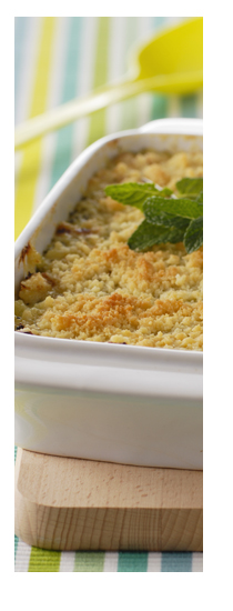 Recette de crumble aux courgettes