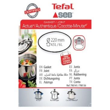 Joint 4.5 L ou 6 L Actua / Authentique / Cocotte Minute - 790141