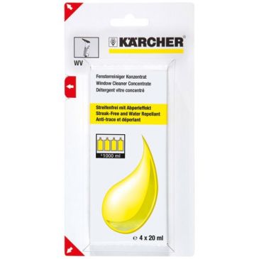 Détergent concentré pour surfaces vitrées 4 x 20 ml - 6.295-302.0