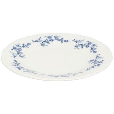 Assiette à dessert 20,5 cm Fleurs Bleues - Rétro
