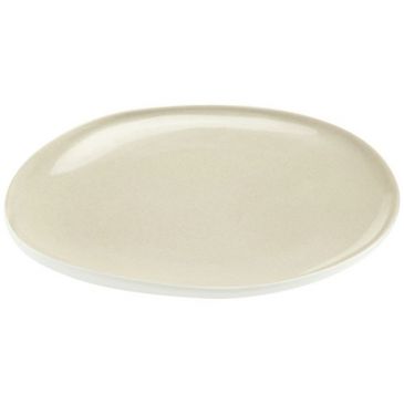 Assiette à dessert 22 cm Blanc Mat / Lin Brillant - Oslo