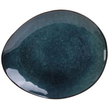 Assiette à dessert 22 cm Galet Bleu - Au Grès du Temps - HOME DECO FACTORY