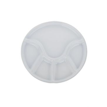 Assiette à fondue - Blanche 