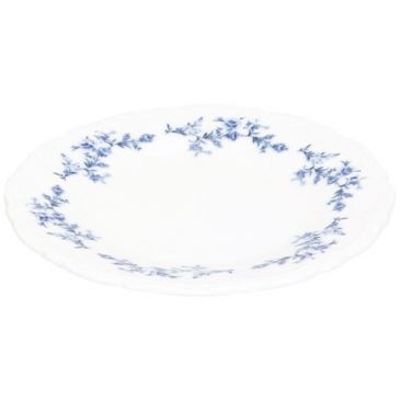 Assiette à pain / dessert 16 cm Fleurs Bleues - Rétro