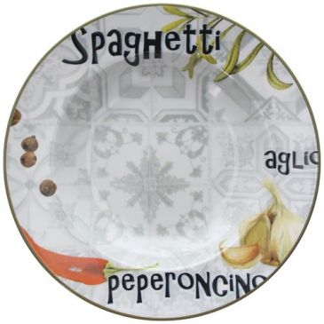 Assiette à pâtes 29 cm - Spaghetti 