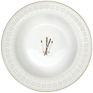 Assiette creuse 21.5 cm - Chalet 