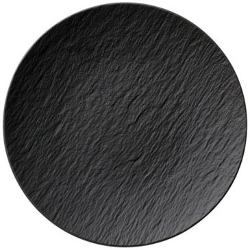 Assiette coupe universelle 25 cm Noire - Manufacture Rock