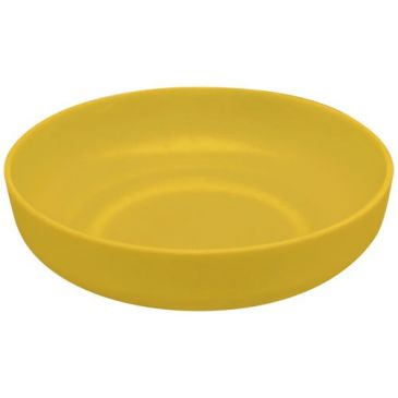 Assiette creuse 18 cm Jaune Mimosa - rPET