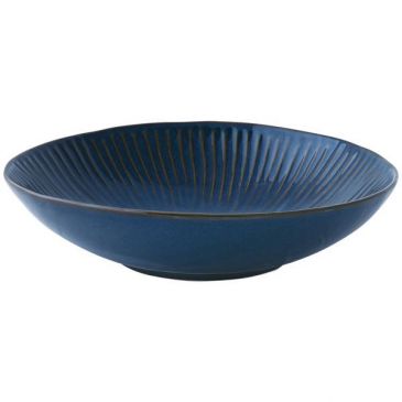 Assiette creuse 20 cm Bleue - Gallery