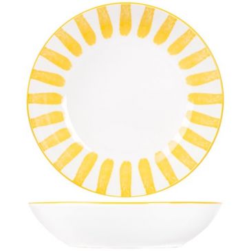 Assiette creuse 20 cm Jaune - Cabana