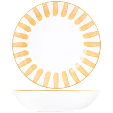 Assiette creuse 20 cm Orange - Cabana