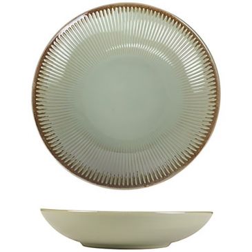Assiette creuse 23 cm Matcha - Estrena