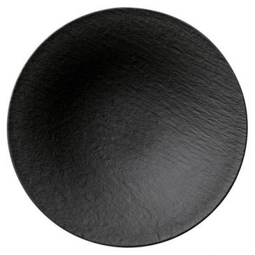 Assiette creuse 28.4 cm noir - Manufacture Rock 