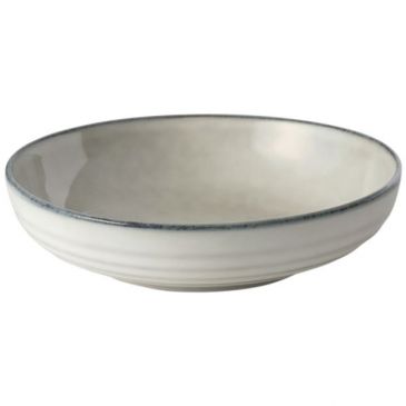 Assiette gourmet 22 cm Gris Clair - Flow