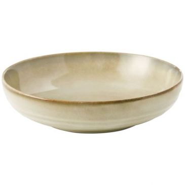 Assiette gourmet 22 cm Sable - Flow 