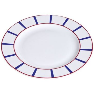Assiette plate 26 cm - Basque Bleu