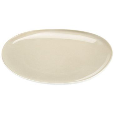 Assiette plate 27 cm Blanc Mat / Lin Brillant - Oslo