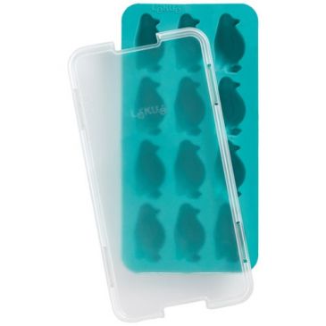 Bac à glaçons avec couvercle Pingouin Turquoise - Formes