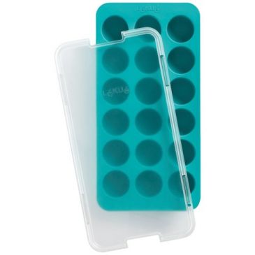 Bac à glaçons avec couvercle Rond Turquoise - Formes
