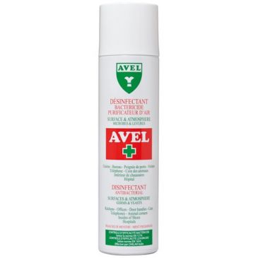 Désinfectant bactéricide - surface et atmosphère - aérosol - parfum menthe 