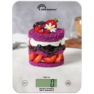 Balance de cuisine 5 kg Fruitcake - Slim USB-R - 8847