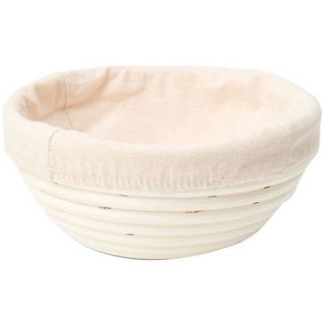 Banneton rond 25 cm avec toile