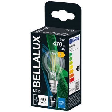 Bellalux led clair sphère e14 4W froid 470lm