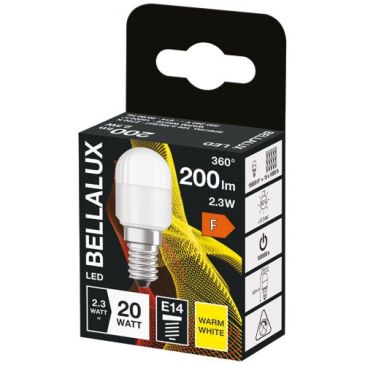 Bellalux led dépoli mini tube e14 2.3w chaud 200lm