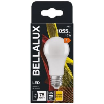 Bellalux led dépoli standard e27 10w chaud 1055lm