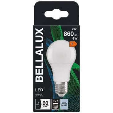 Bellalux led dépoli standard e27 8.5w froid