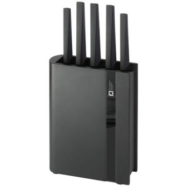 Bloc 5 couteaux Noir - Edge