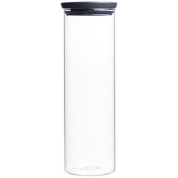Bocal empilable en verre 1.9 L - Dark Grey