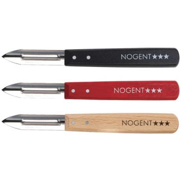 Boîte 20 éplucheurs 2 tranchants Noir / Rouge / Hêtre - Classic Bois