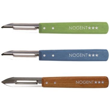 Boîte 20 éplucheurs 2 tranchants Vert Olive / Bleu Paon / Cerisier des Bois