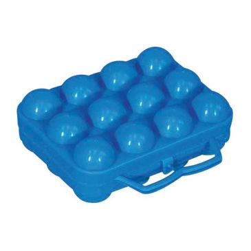 Boîte oeufs 12 cases bleu