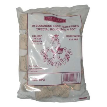 Bouchon cylin.38x24colm/par.sac50