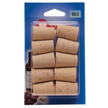 Lot de 10 Bouchons en liège coniques