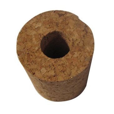 Bouchon percé 33x30x25 d.12mm