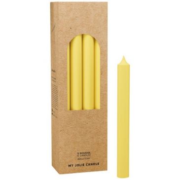 Bougie droite jaune
