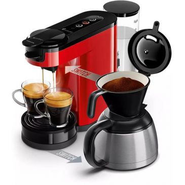 Cafetière 7 tasses Rouge - Senseo Switch - HD6592.85