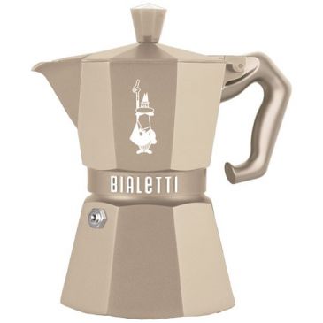 Cafetière italienne 3 tasses Sable du Désert - Moka Exclusive Octogonal