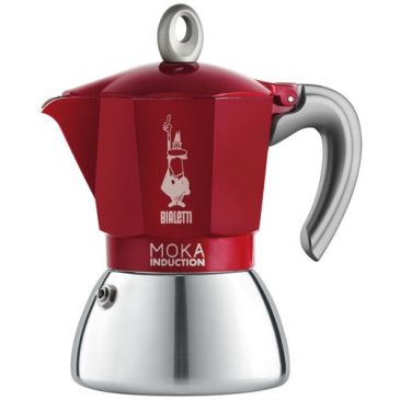 Cafetière italienne 6 tasses - Moka Induction Rouge