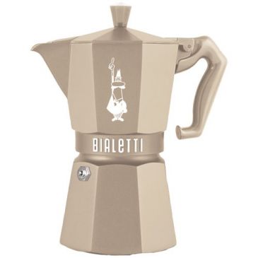 Cafetière italienne 6 tasses Sable du Désert  - Moka Exclusive Octogonal