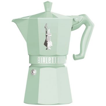 Cafetière italienne 6 tasses Vert Pastel - Moka Exclusive