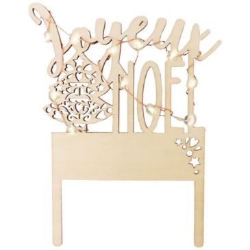 Cake topper LED - Joyeux Noël